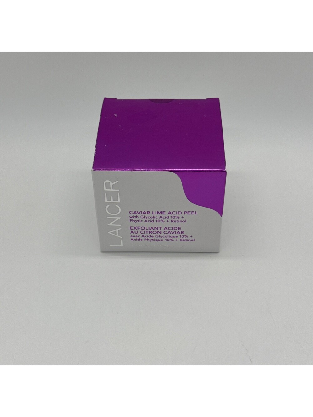 Lancer Caviar Lime Acid Peel 1.7 oz / 50ml Glycolic Acid Retinol NIB